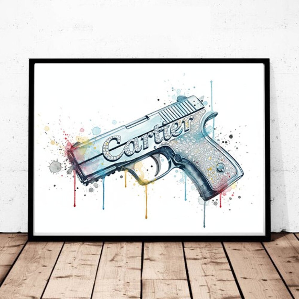 Cartier Glock Art Print
